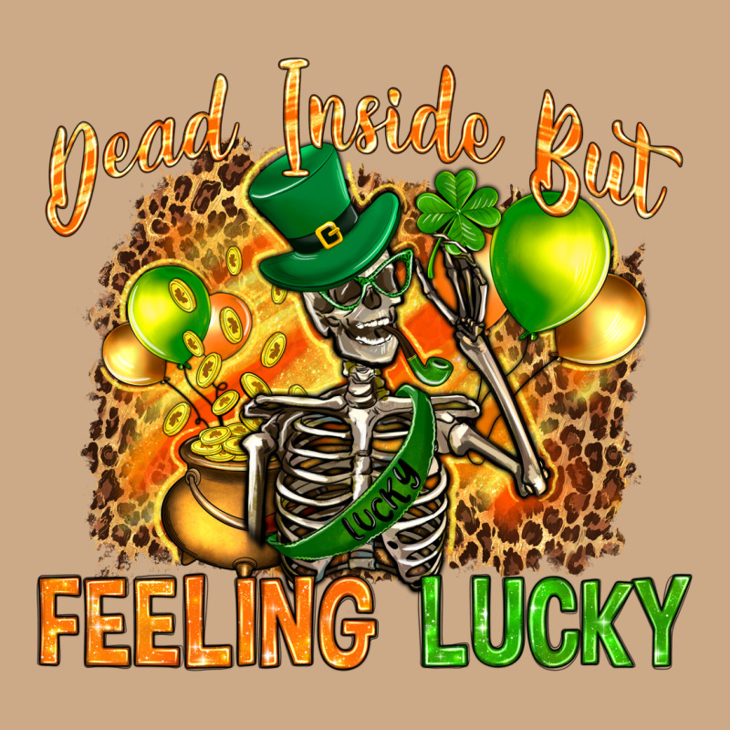 St. Patrick's Dead Inside But Feeling Lucky Vintage Hoodie by HowdyJamesFarm | Teevron