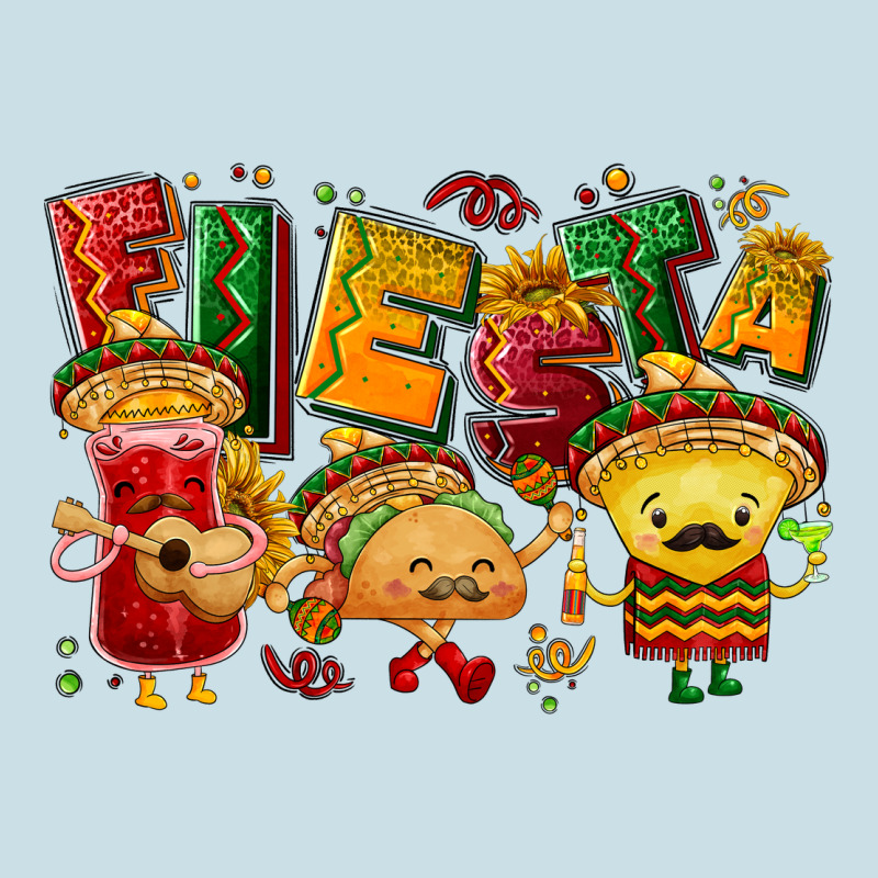 Fiesta With Taco, Nacho, Souce Ladies Tee by NancyCooperArtShop | Teevron