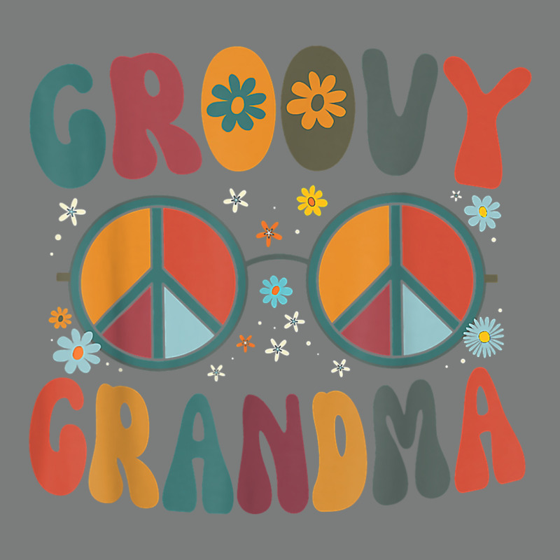 Groovy Grandma Retro 70s Peace Sign Design Grandmother Premium Hoodie by longCreatives | Teevron