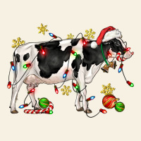 Christmas Holstein Cow Vintage Tee | Teevron