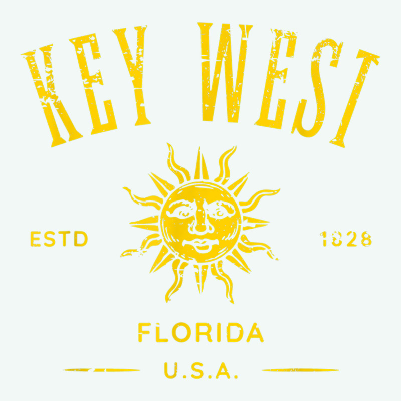 Key West Florida Vintage Distressed Style Design Souvenir Premium Hoodie by longCreatives | Teevron