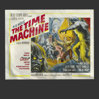 The Time Machine, Time Travel, Retro Movie Poster, Cult Classic, Futur | Teevron