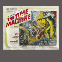 The Time Machine, Time Travel, Retro Movie Poster, Cult Classic, Futur Premium Hoodie | Teevron