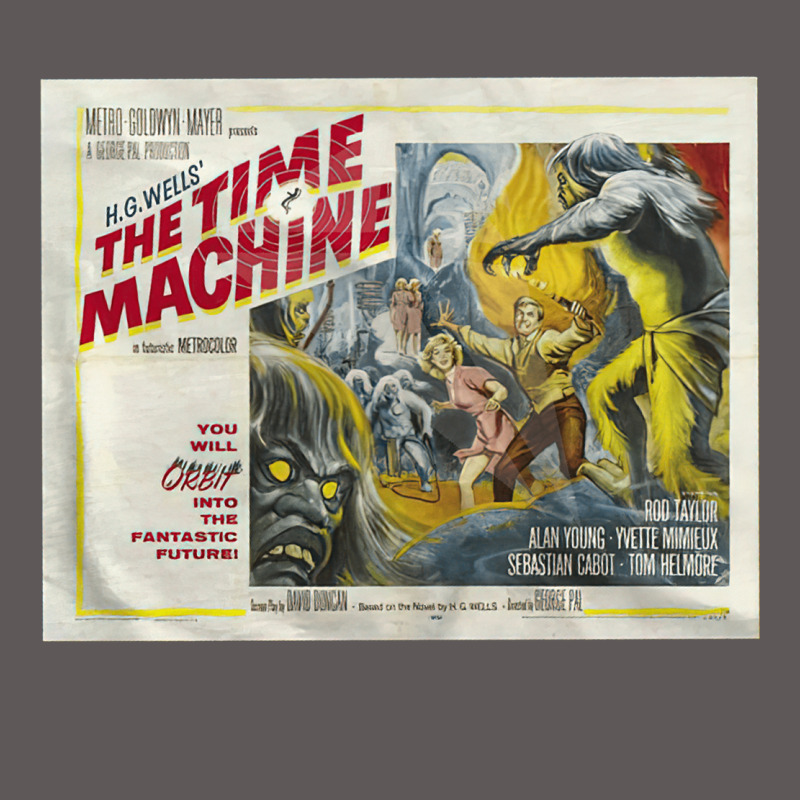 The Time Machine, Time Travel, Retro Movie Poster, Cult Classic, Futur Premium Hoodie by longCreatives | Teevron