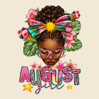 August Girl Afro Woman Summer Premium Tee | Teevron
