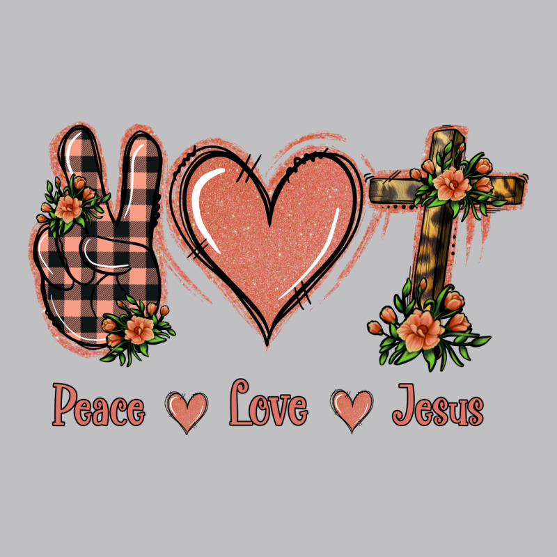 Peace Love Jesus Long Sleeve Tee by Jasminsmagicworld | Teevron