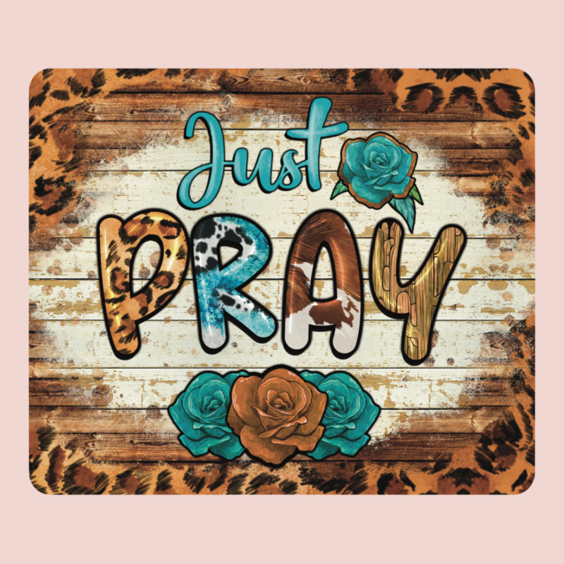 Just Pray Mousepad Premium Sweatshirt by BarkalooDesign | Teevron