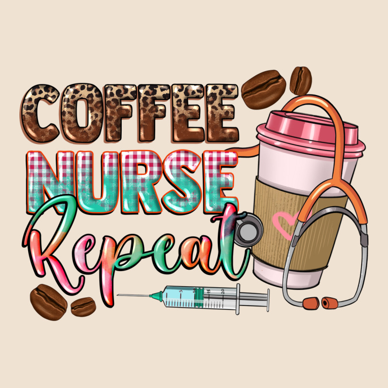 Coffee Nurse Repeat Urban Heavy Tee by CowGirlArtShop | Teevron