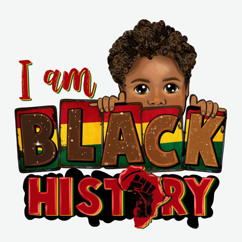 I Am Black History Black Boy Peekaboo Juneteenth Urban Heavy Tee by CowGirlArtShop | Teevron