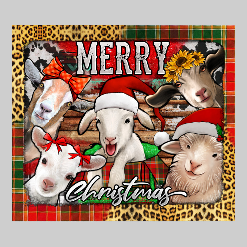 Merry Christmas Goats Tumbler Premium Tee by Jasminsmagicworld | Teevron