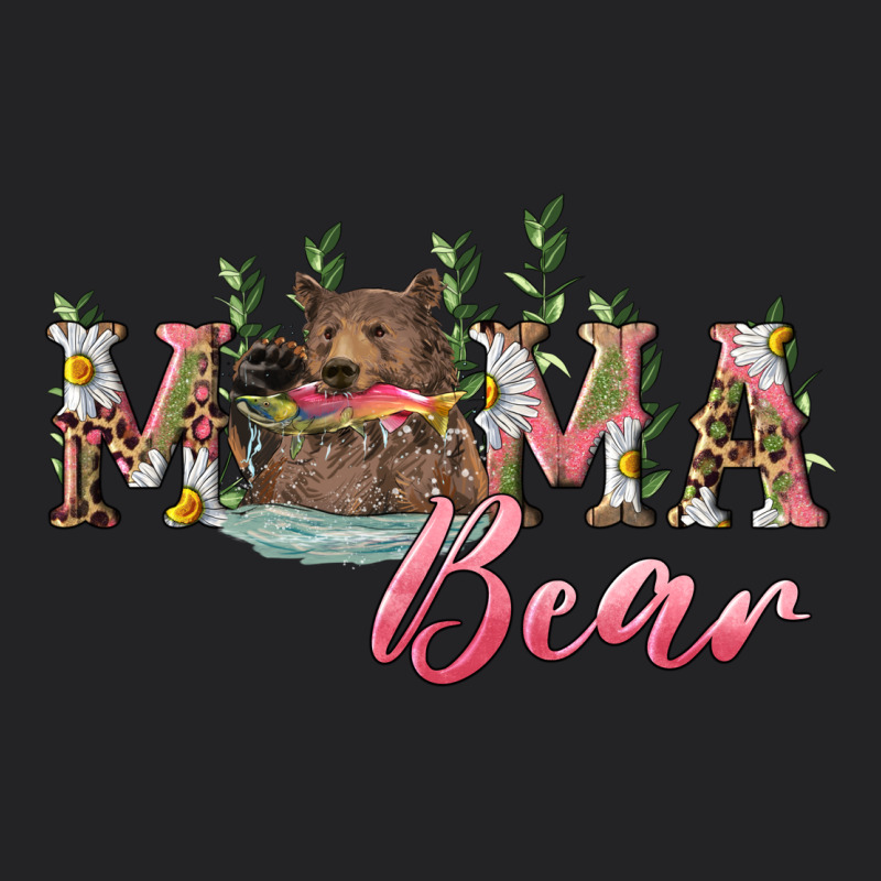 Mama Bear With Daisy Vintage Tee by RanaPortraitStore | Teevron