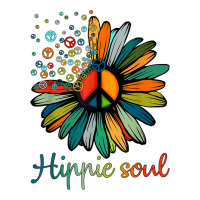 daisy peace sign hippie soul tshirt flower lovers gifts | Teevron