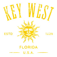 key west florida vintage distressed style design souvenir | Teevron
