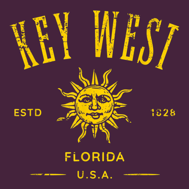 Key West Florida Vintage Distressed Style Design Souvenir Premium Tee by longCreatives | Teevron