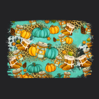 Western Fall Vibes Background Vintage Tee | Teevron