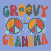 Groovy Grandma Retro 70s Peace Sign Design Grandmother Long Sleeve Tee | Teevron