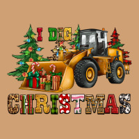 I Dig Christmas Bulldozer Vintage Tee | Teevron