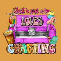 Just A Girl Who Loves Crafting Premium Hoodie | Teevron