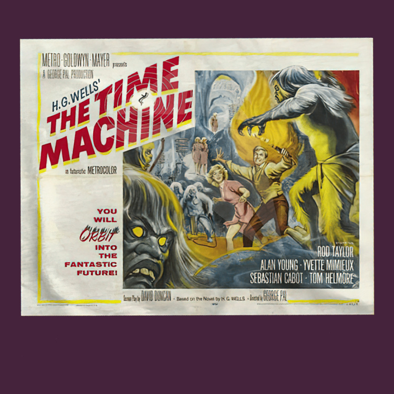 The Time Machine, Time Travel, Retro Movie Poster, Cult Classic, Futur Long Sleeve Tee by longCreatives | Teevron