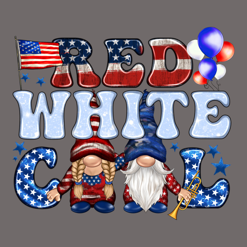 Red White Cool With Gnomies 4th Of July Urban Heavy Tee by HowdyJamesFarm | Teevron