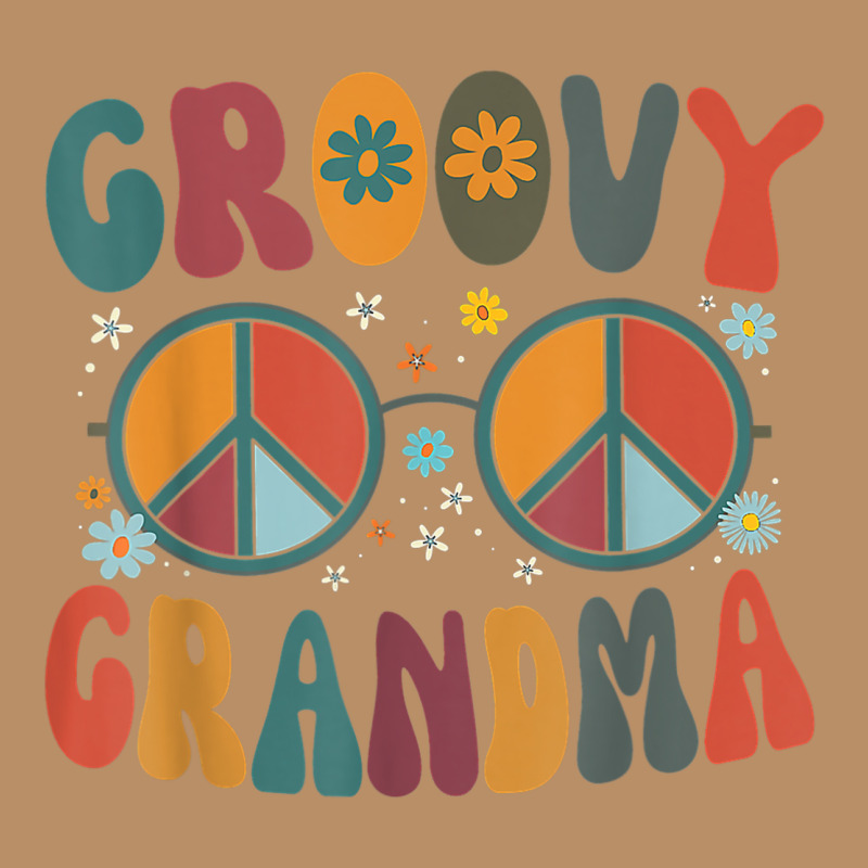 Groovy Grandma Retro 70s Peace Sign Design Grandmother Vintage Hoodie by longCreatives | Teevron