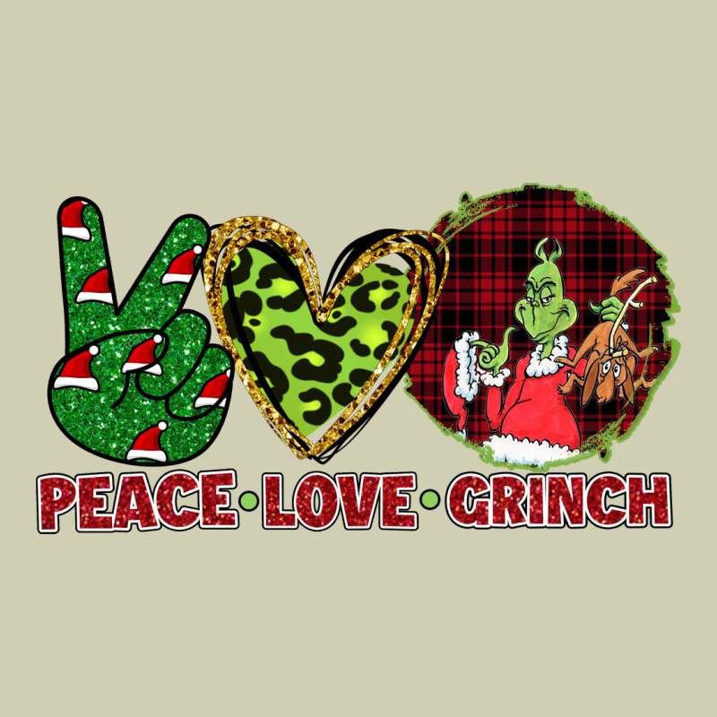 Peace Love Grinch Heavy Core Tee by Bettercallsaul | Teevron