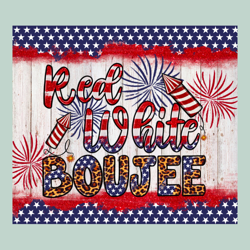Red White Boujee Zipper Hoodie by Artiststas | Teevron