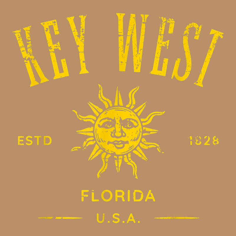 Key West Florida Vintage Distressed Style Design Souvenir Vintage Hoodie by longCreatives | Teevron