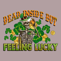 Dead Inside But Feeling Lucky St. Patrick's Day Vintage Hoodie | Teevron