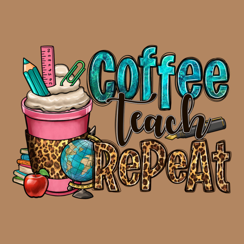 Coffee Teach Repeat Long Sleeve Tee by OliviaCreatesArt | Teevron