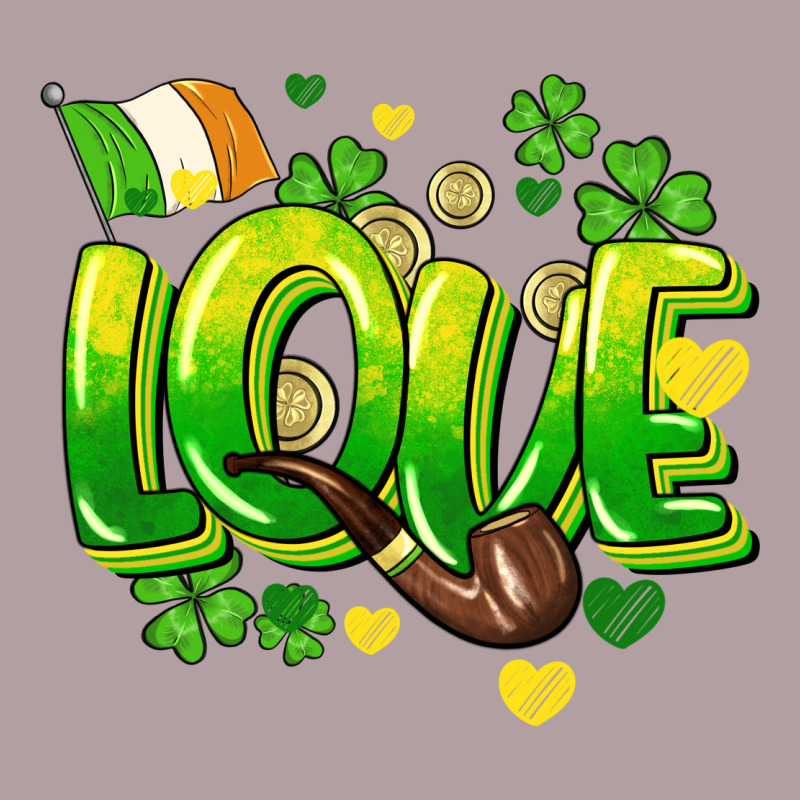 Love St. Patrick's Day Vintage Hoodie by HowdyJamesFarm | Teevron