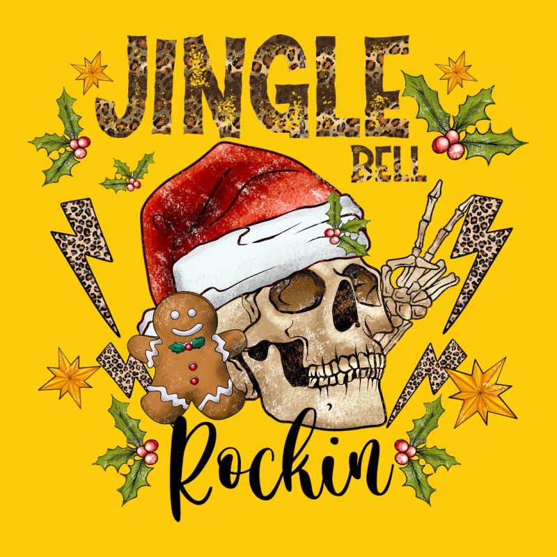 Jingle Bell Rock Black Premium Hoodie by CowhideDigitalArt | Teevron