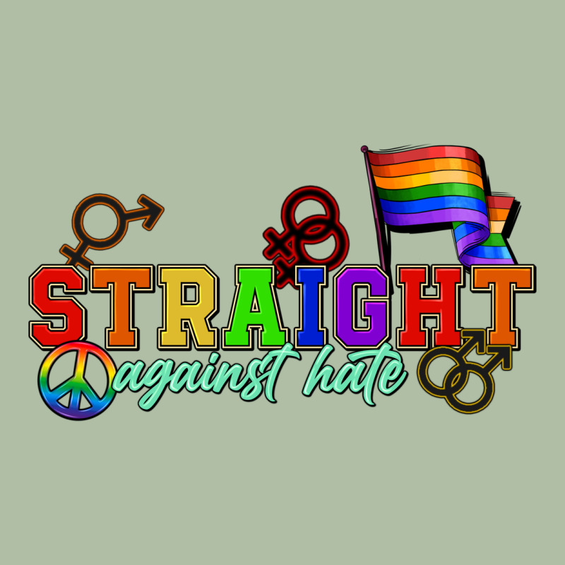 Straight Agains Hate Urban Heavy Tee by CowGirlArtShop | Teevron