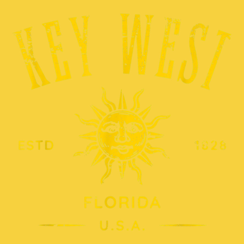 Key West Florida Vintage Distressed Style Design Souvenir Premium Sweatshirt by longCreatives | Teevron