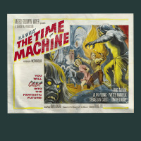 The Time Machine, Time Travel, Retro Movie Poster, Cult Classic, Futur Premium Sweatshirt | Teevron