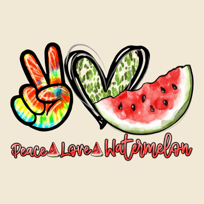 Peace Love Watermelon Premium Tee by NancyCooperArtShop | Teevron