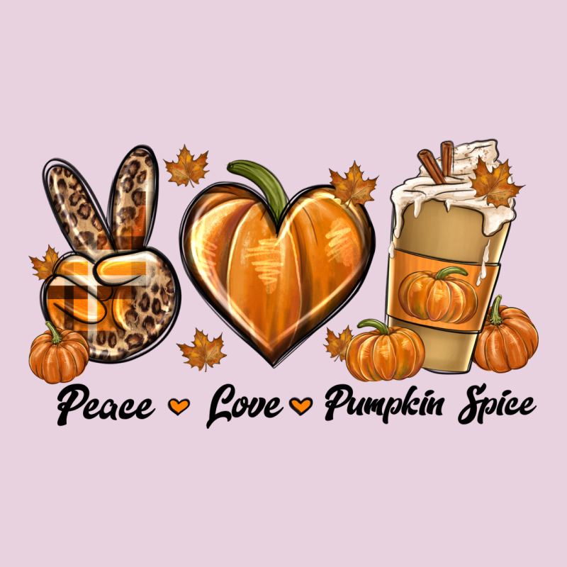 Peace Love Pumpkin Spice Ladies Tee by texasbilliewilder | Teevron