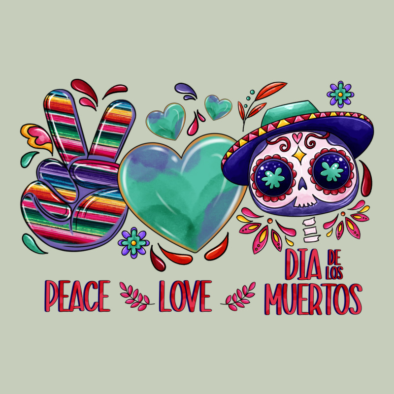 Peace Love Dia De Los Muertos Ladies Tee by NancyCooperArtShop | Teevron