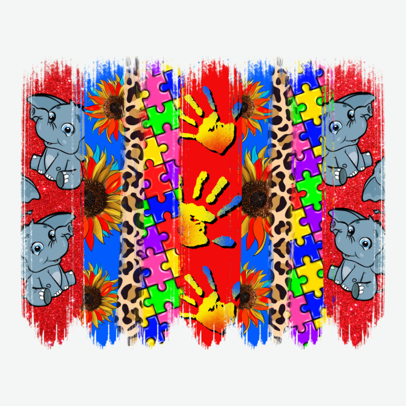 Autism Brushstrokes Urban Heavy Tee by CowGirlArtShop | Teevron