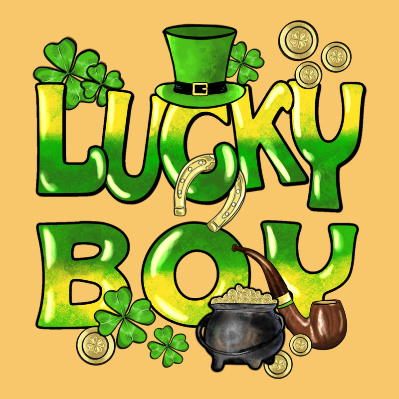 Lucky Boy St. Patrick's Day Vintage Hoodie by HowdyJamesFarm | Teevron