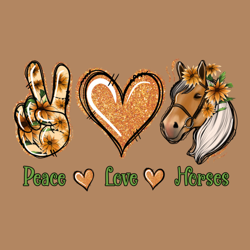 Peace Love Horses Long Sleeve Tee by Jasminsmagicworld | Teevron