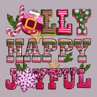 Jolly Happy Joyful Pink Christmas Vintage Tee | Teevron