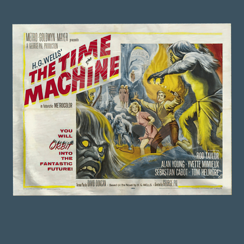 The Time Machine, Time Travel, Retro Movie Poster, Cult Classic, Futur Urban Hoodie by longCreatives | Teevron