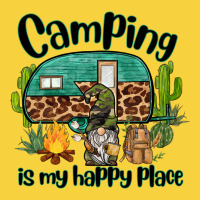 Camping Is My Happy Place Caravan And Gnome Premium Sweatshirt | Teevron