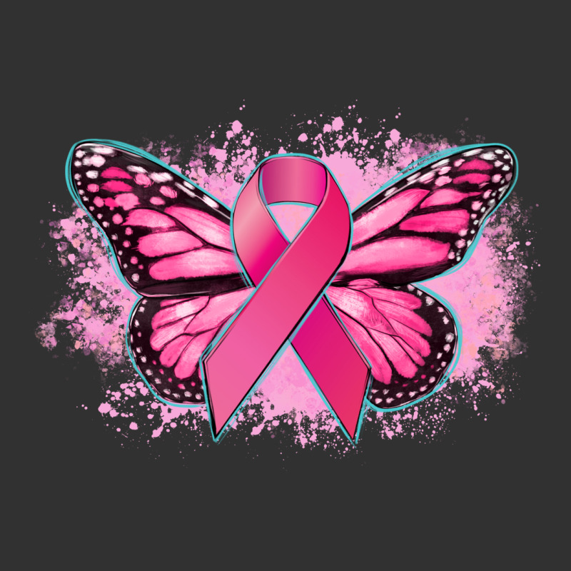 Cancer Ribbon Butterfly Cancer Awareness Urban Heavy Tee by HowdyJamesFarm | Teevron