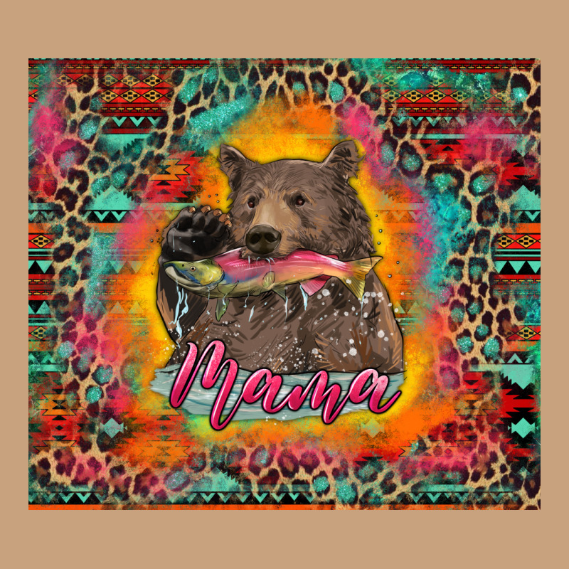 Mama Bear Leopard And Aztec Vintage Tee by RanaPortraitStore | Teevron