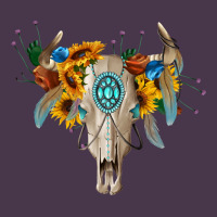 Boho Bull Skull Heavyweight Hoodie | Teevron