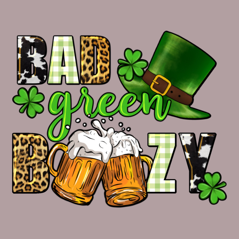 Bad Green Boozy St. Patrick's Day Vintage Hoodie by CowGirlArtShop | Teevron