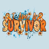 I Am A Survivor Orange Ribbon Kidney Cancer Ladies Tee | Teevron