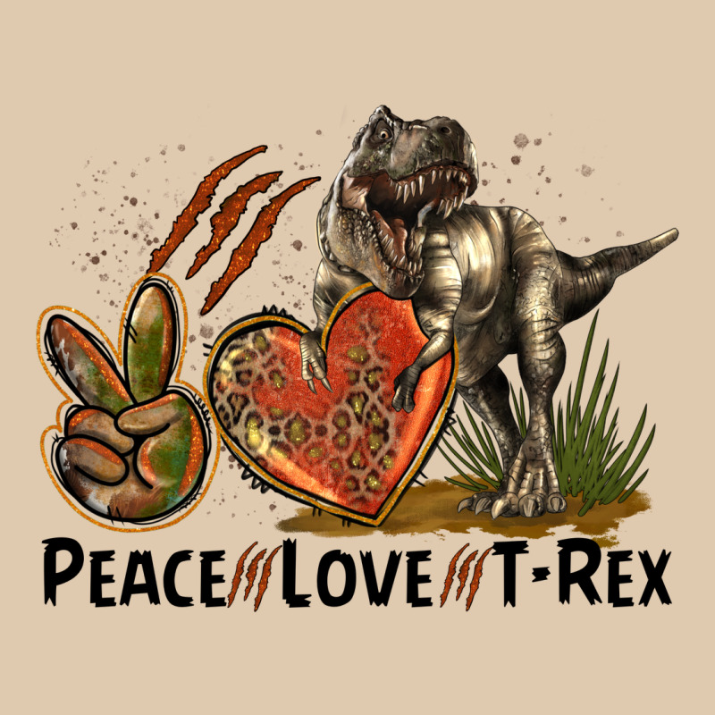 Peace Love T Rex Heavyweight Sweatshirt by LillyAllenDesigns | Teevron